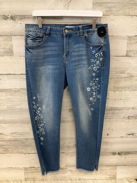 Jeans Skinny By Kensie In Blue Denim, Size: 10