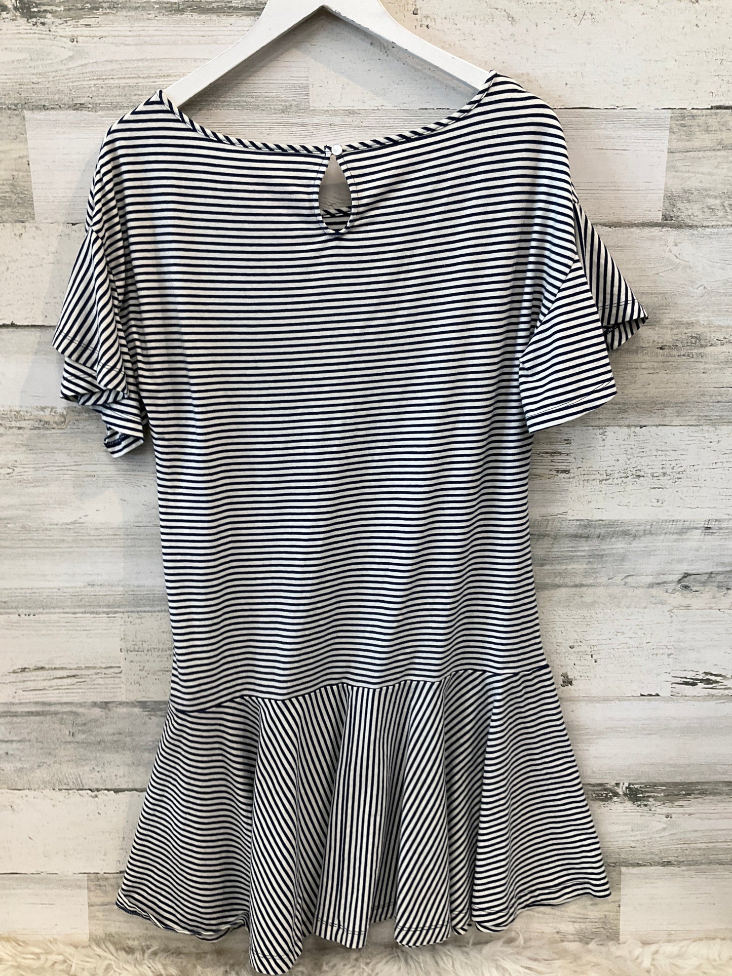 Dress Casual Midi By Vineyard Vines In Blue & White, Size: Xs