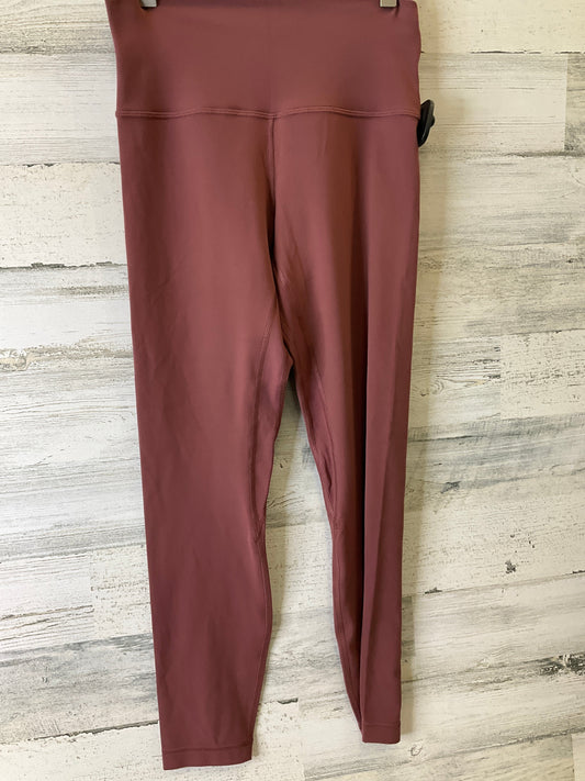 Athletic Leggings By Lululemon In Mauve, Size: 6