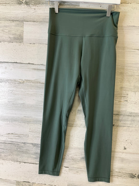 Athletic Leggings By Lululemon In Green, Size: 8