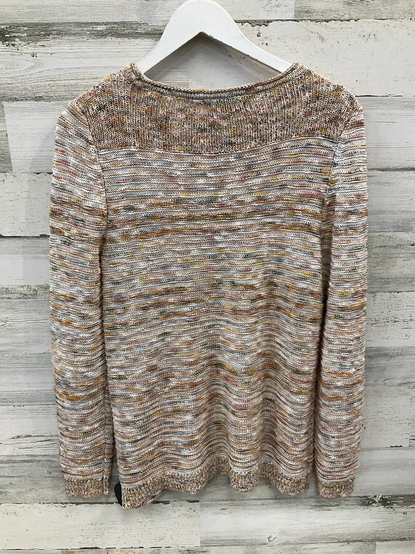 Top Long Sleeve By Christopher And Banks In Beige, Size: L