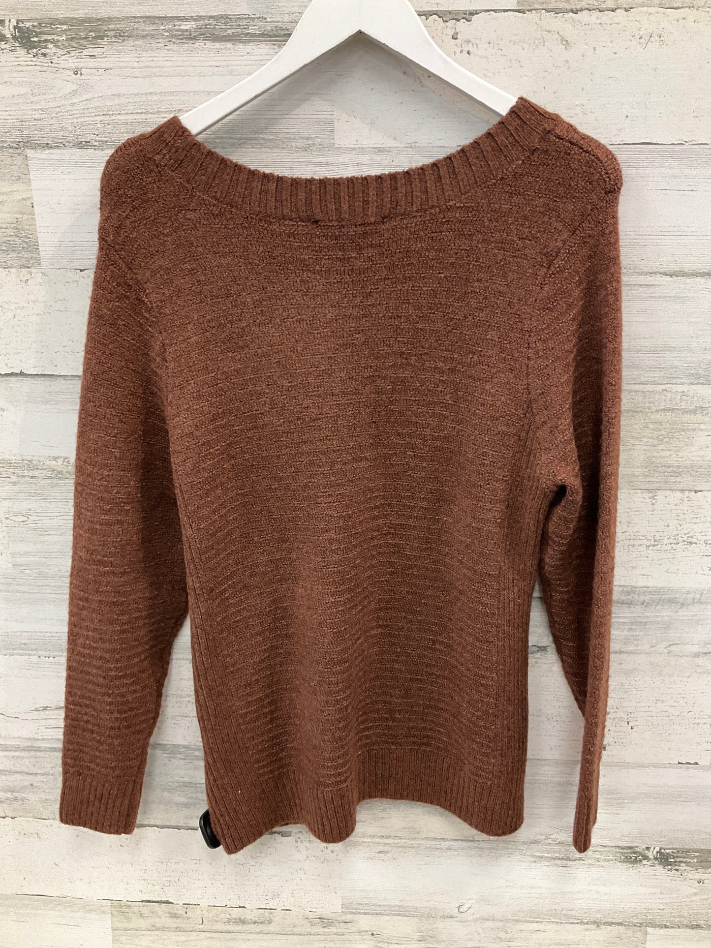 Sweater By Christopher And Banks In Brown, Size: L