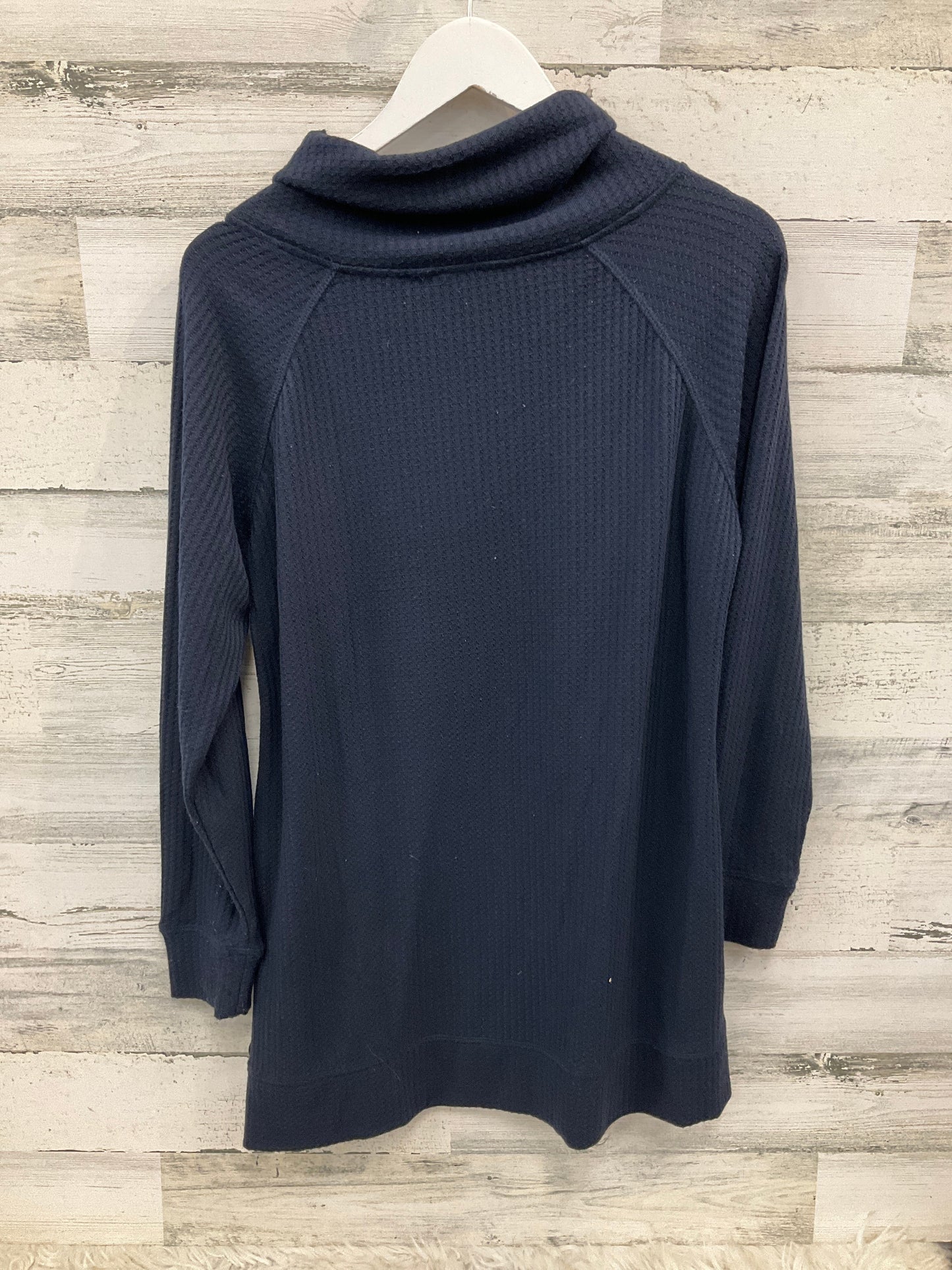 Tunic Long Sleeve By Christopher And Banks In Navy, Size: L