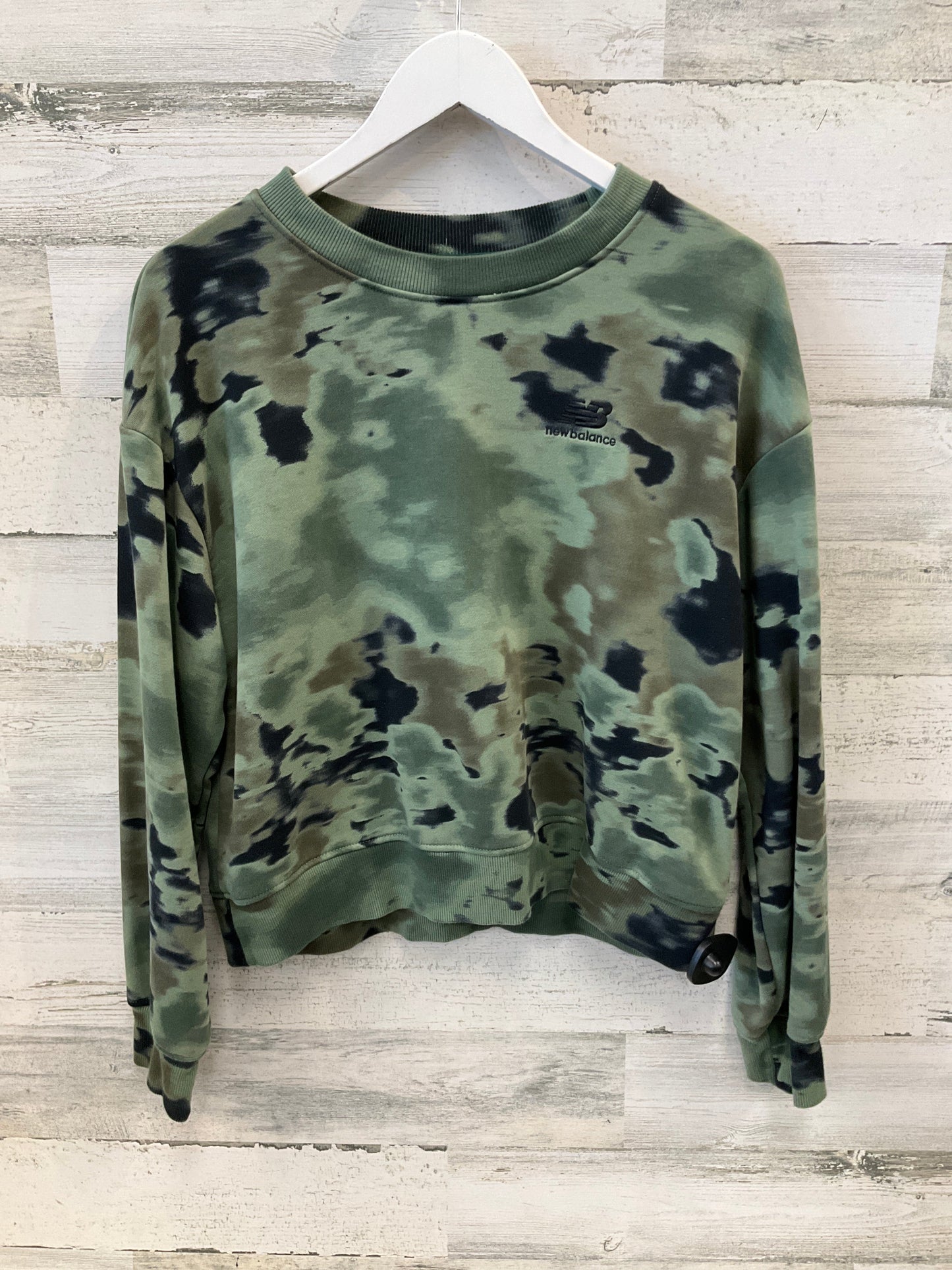 Sweatshirt Crewneck By New Balance In Green, Size: M