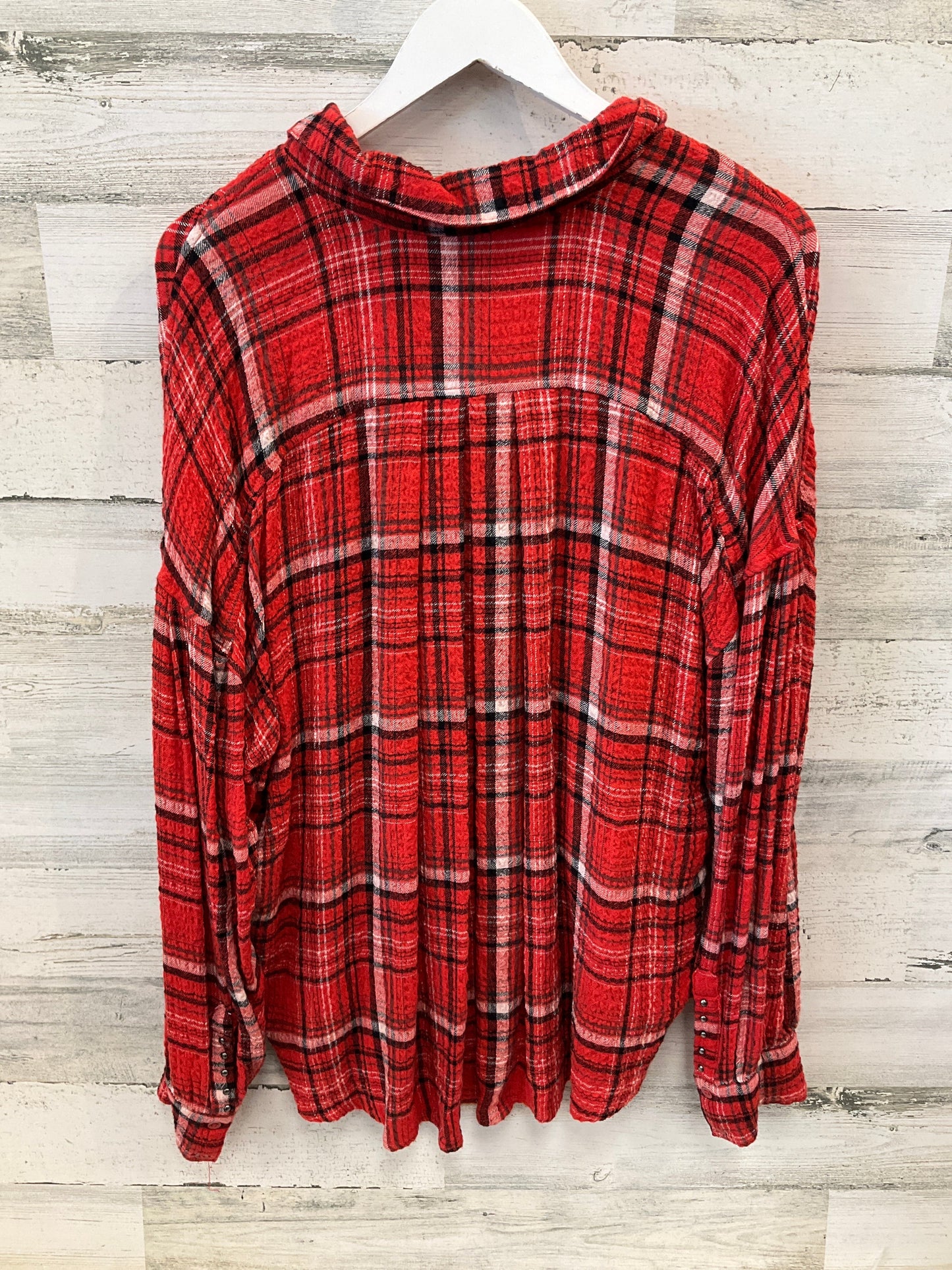 Top Long Sleeve By We The Free In Red, Size: Xs