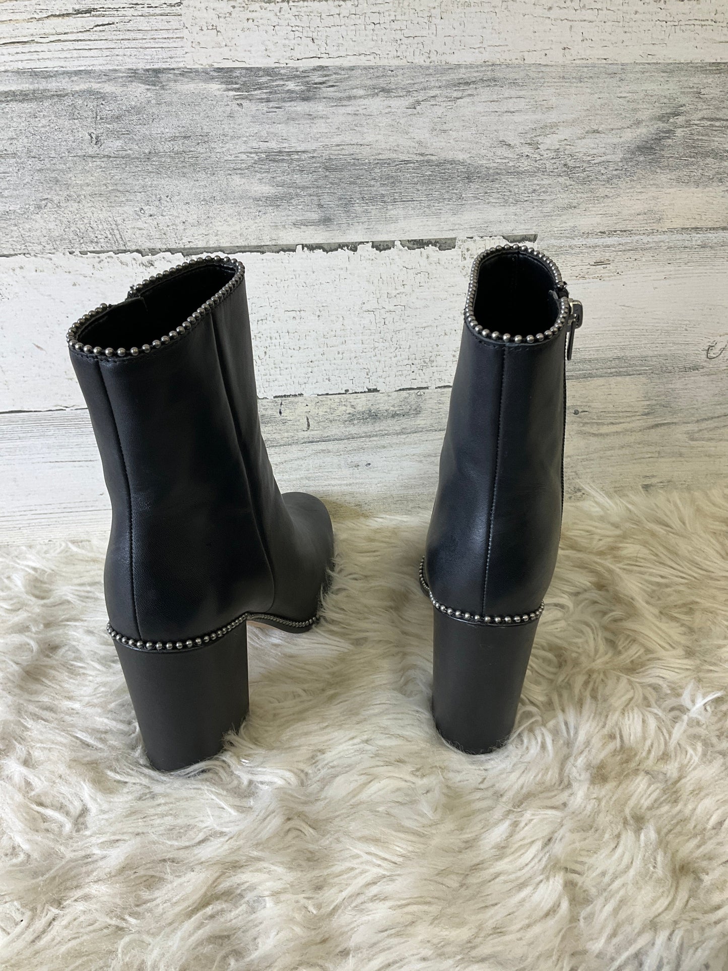 Boots Designer By Coach In Black, Size: 7.5