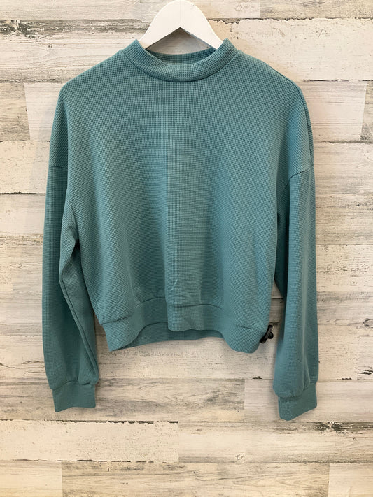 Top Long Sleeve By Shein In Green, Size: M