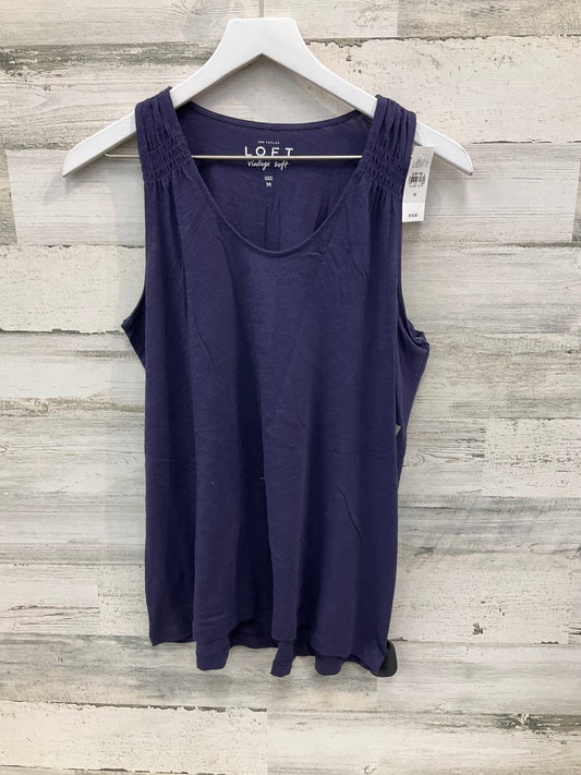 Top Sleeveless By Ann Taylor In Purple, Size: M