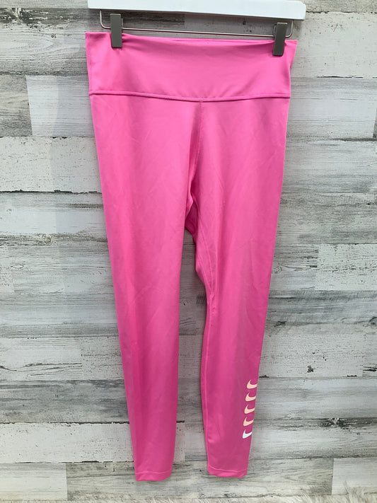 Athletic Leggings By Nike Apparel In Pink, Size: M