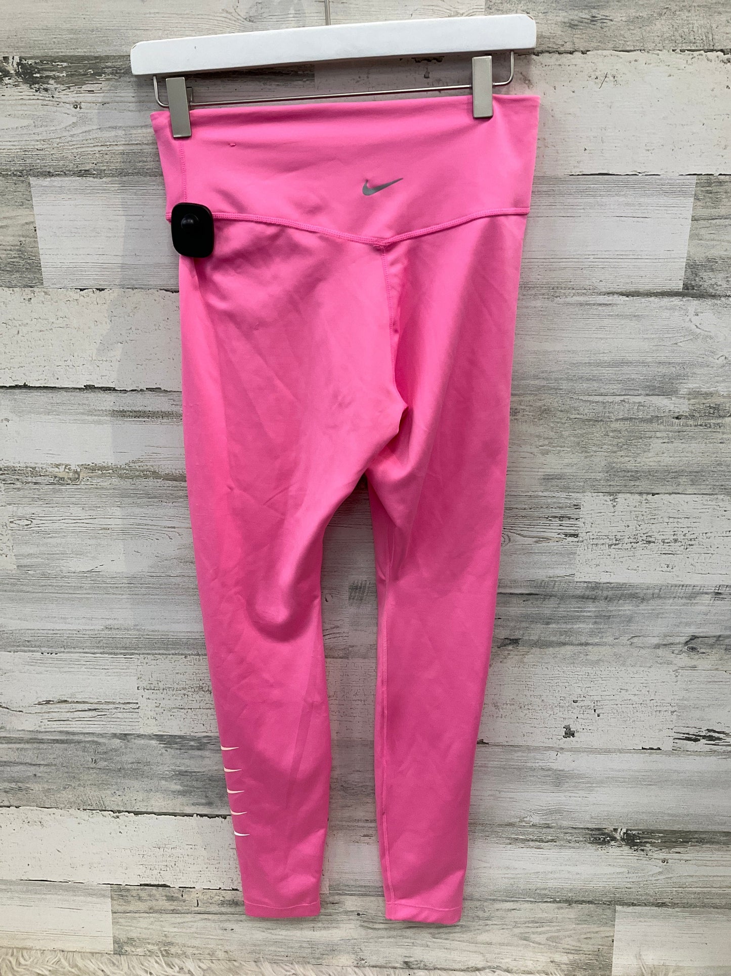 Athletic Leggings By Nike Apparel In Pink, Size: M