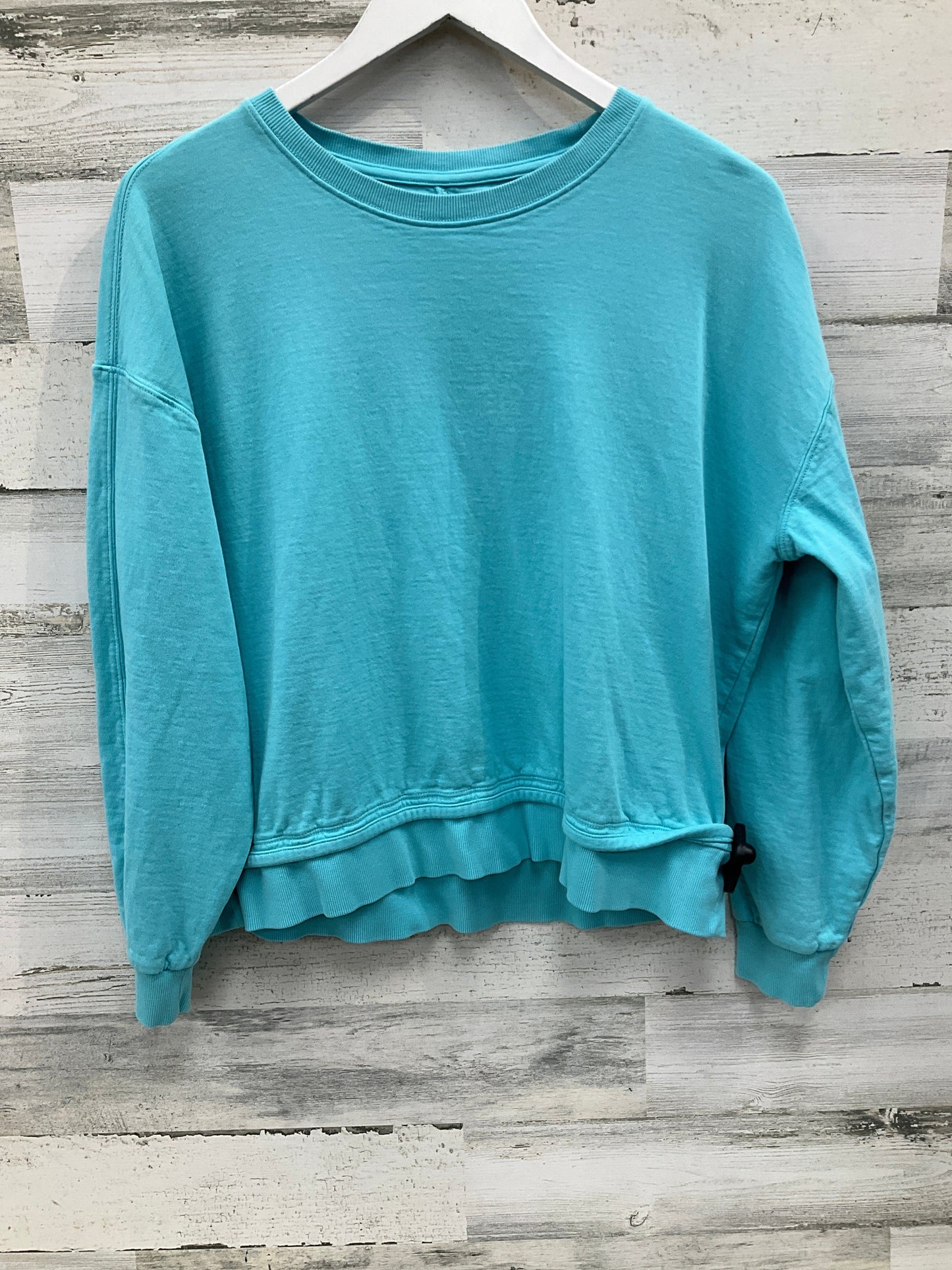 Top Long Sleeve By Athleta In Green, Size: S