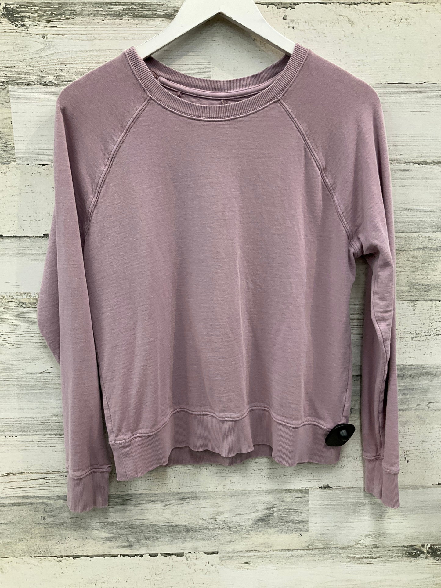 Top Long Sleeve By Athleta In Purple, Size: S