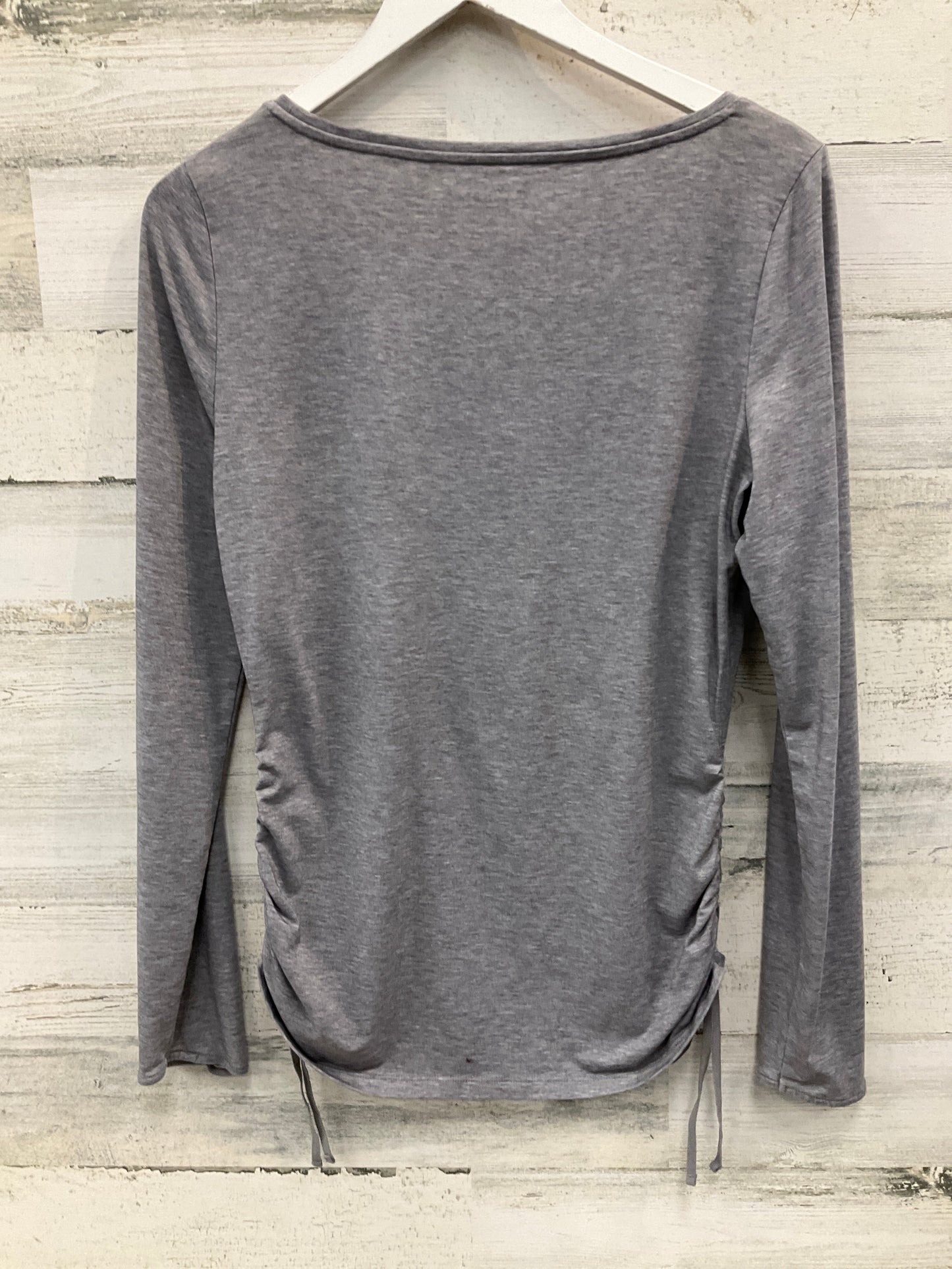 Top Long Sleeve By Athleta In Grey, Size: S