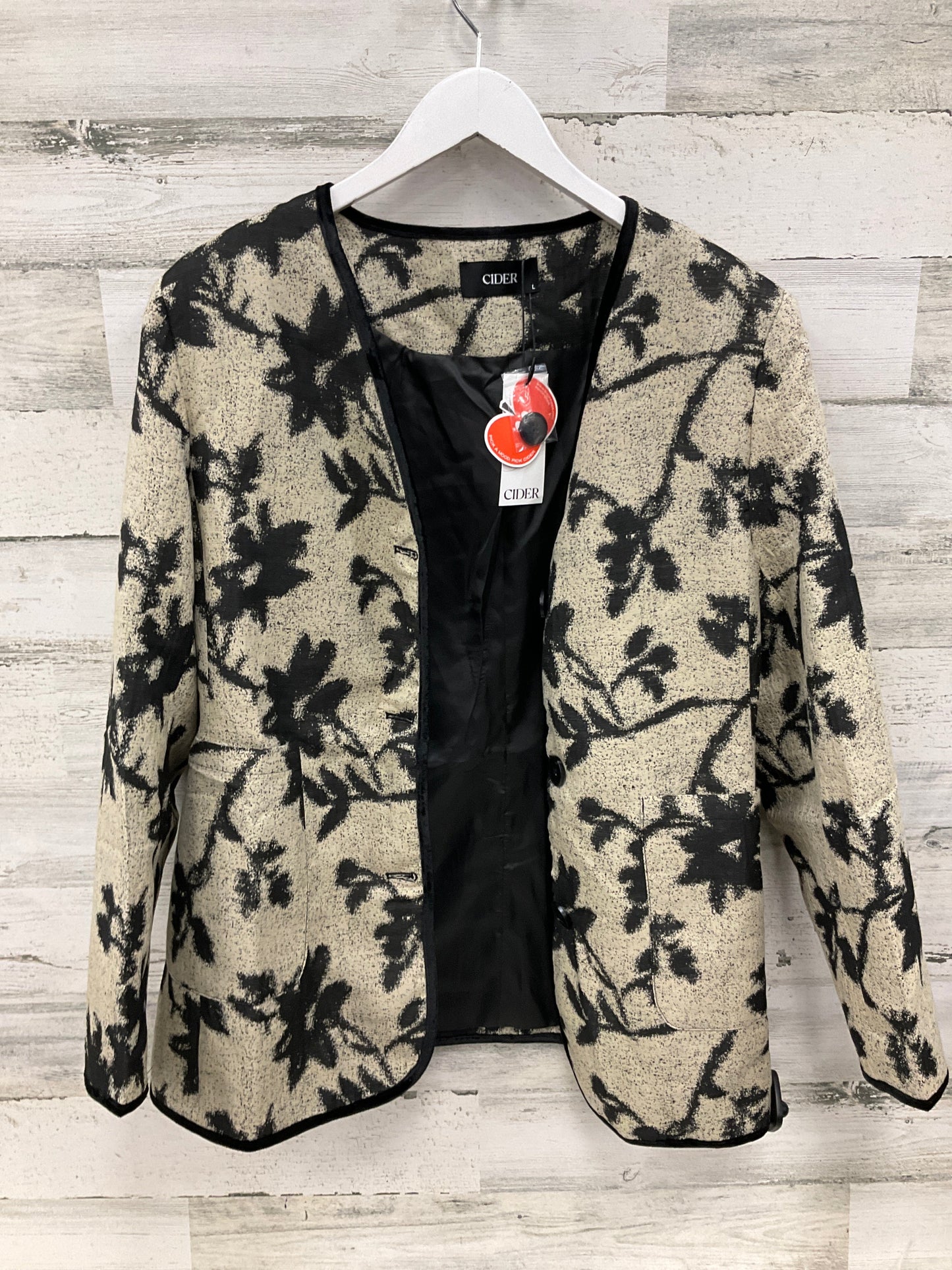 Jacket Other By Clothes Mentor In Beige, Size: L