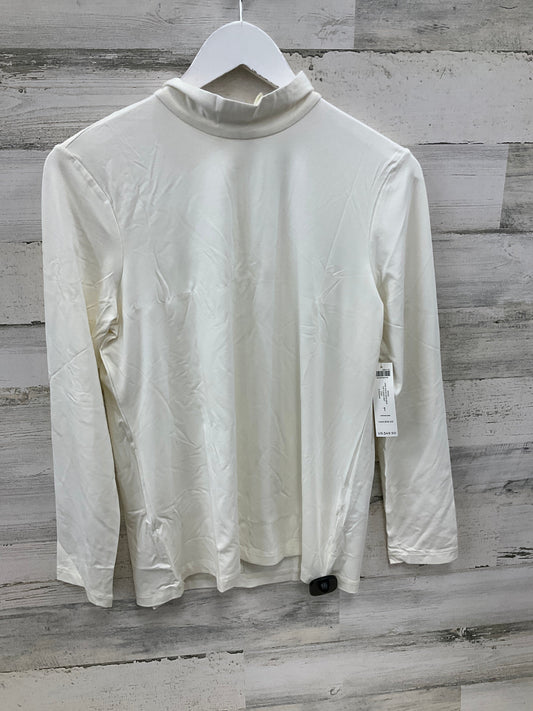 Top Long Sleeve By Chicos In Ivory, Size: M