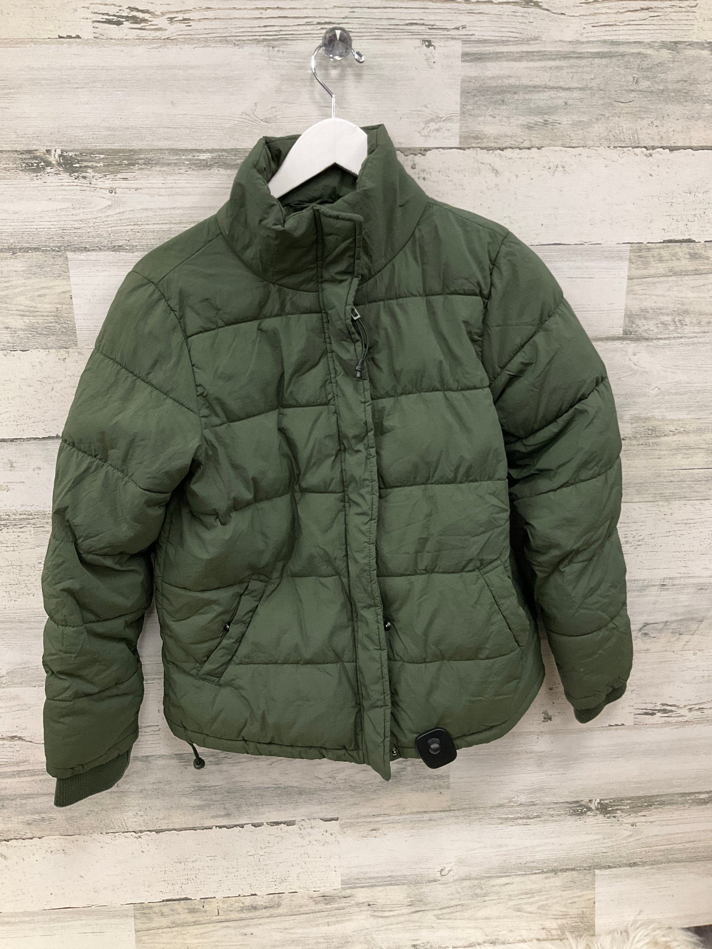 Jacket Puffer & Quilted By Cotton On In Green, Size: S