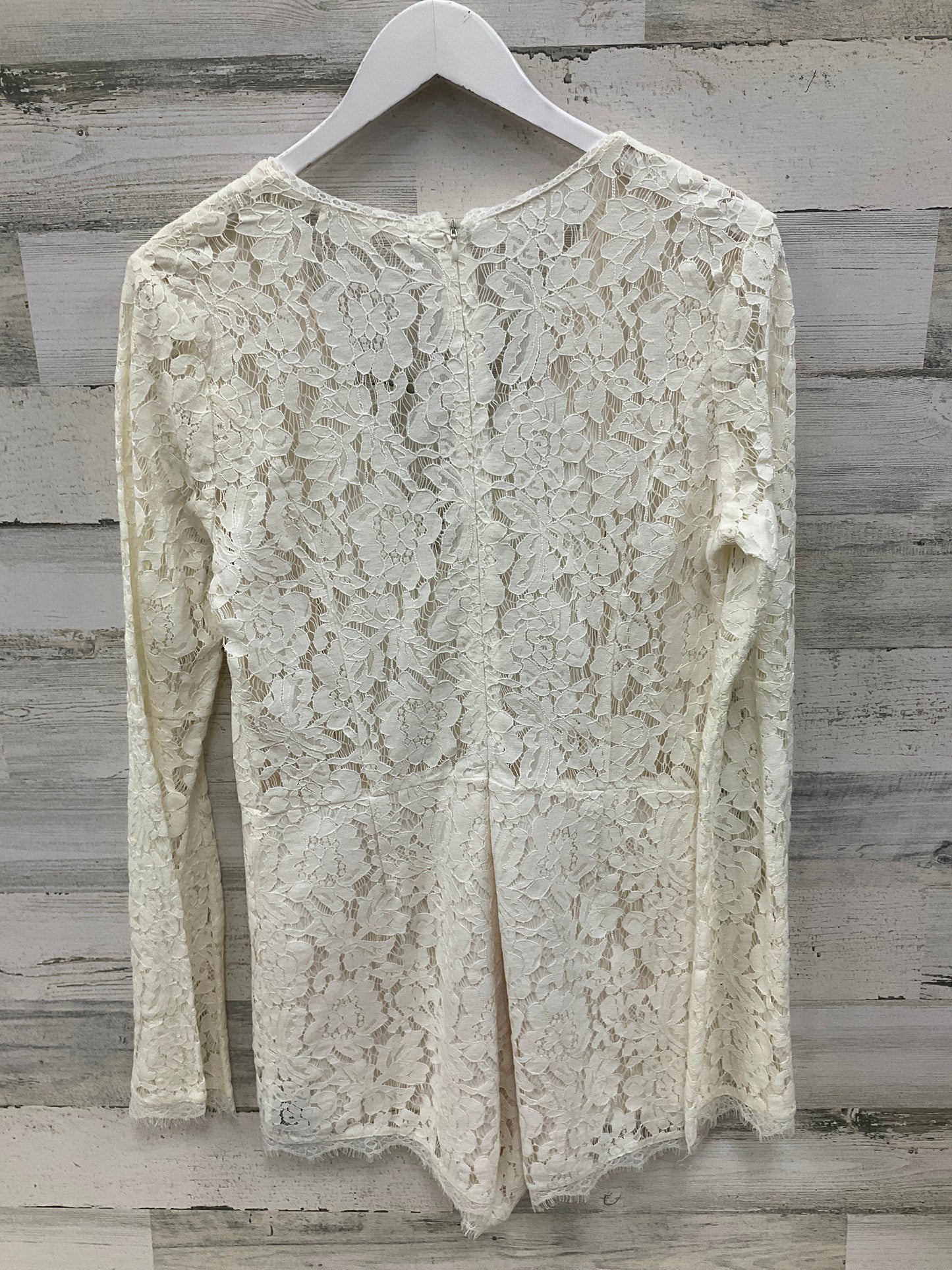 Romper By Endless Rose In Ivory, Size: M