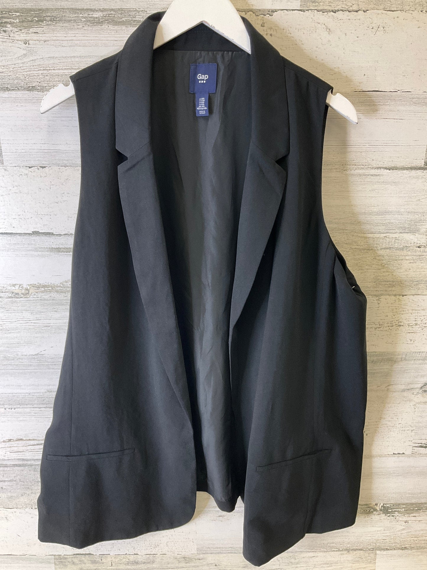 Vest Other By Gap In Black, Size: Xxl