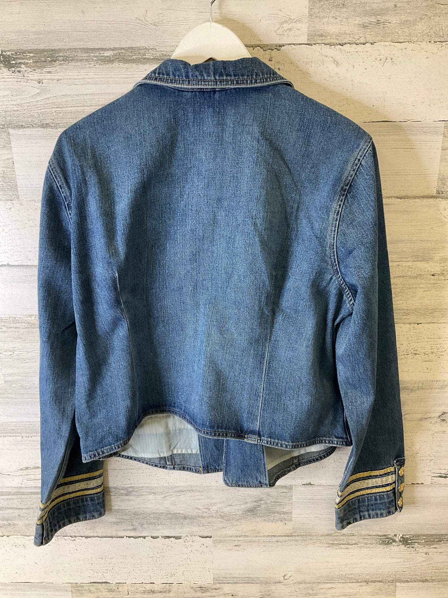 Jacket Denim By Gap In Blue Denim, Size: Xxl