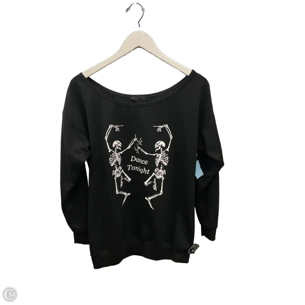 Top Long Sleeve By Cmf In Black, Size: S