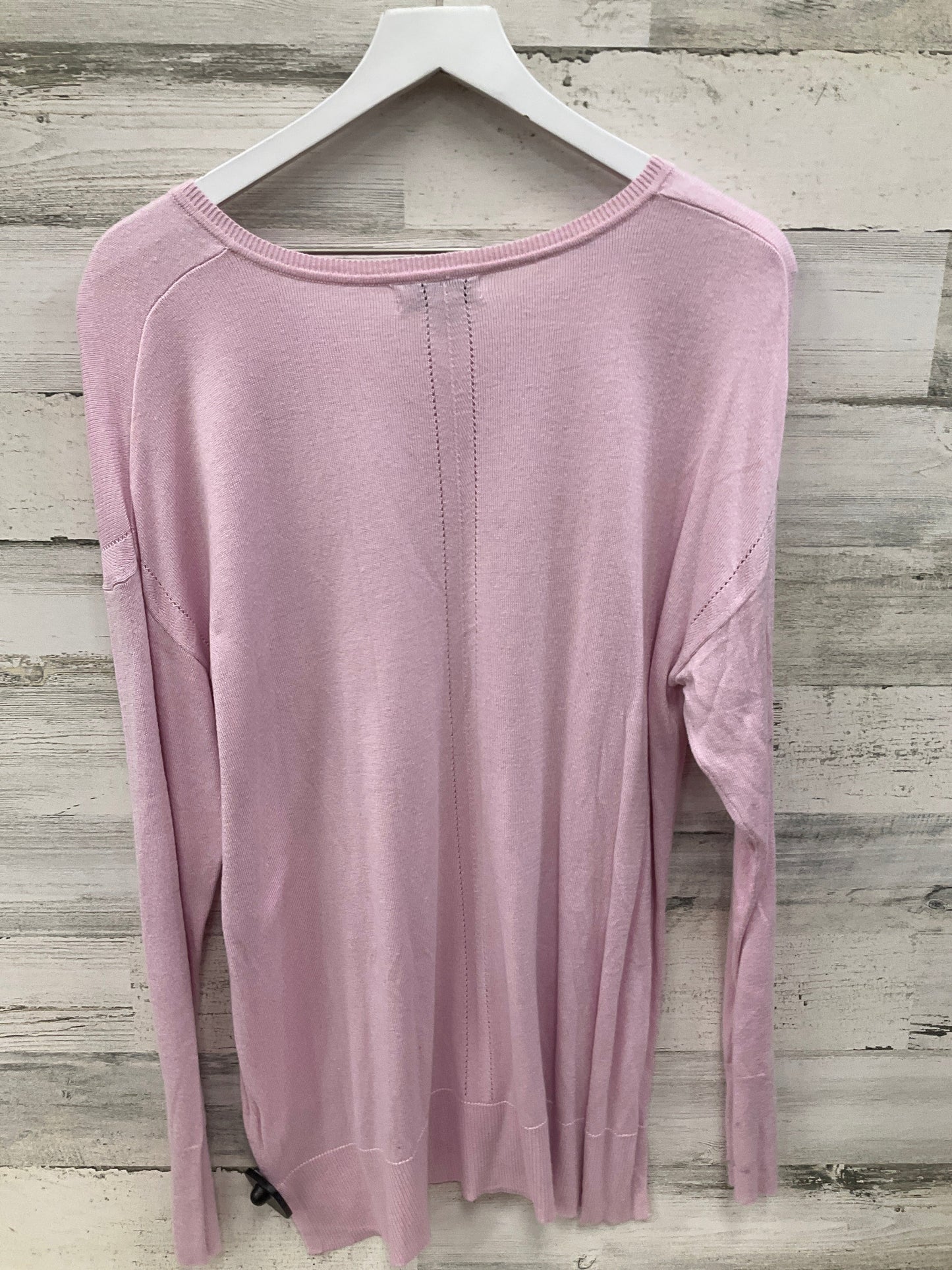 Top Long Sleeve By Ava & Viv In Pink, Size: 1x