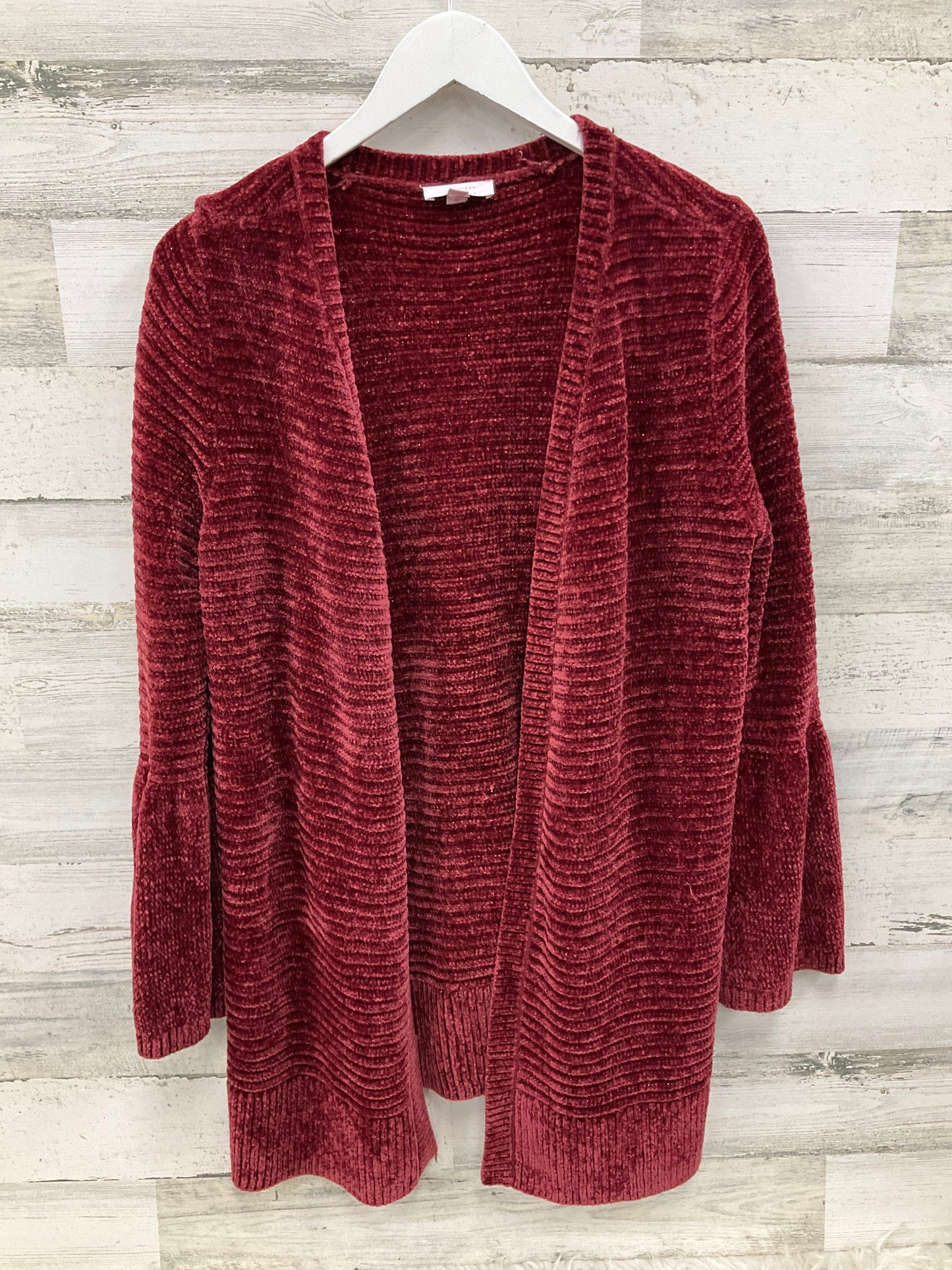 Sweater Cardigan By Lc Lauren Conrad In Red, Size: M