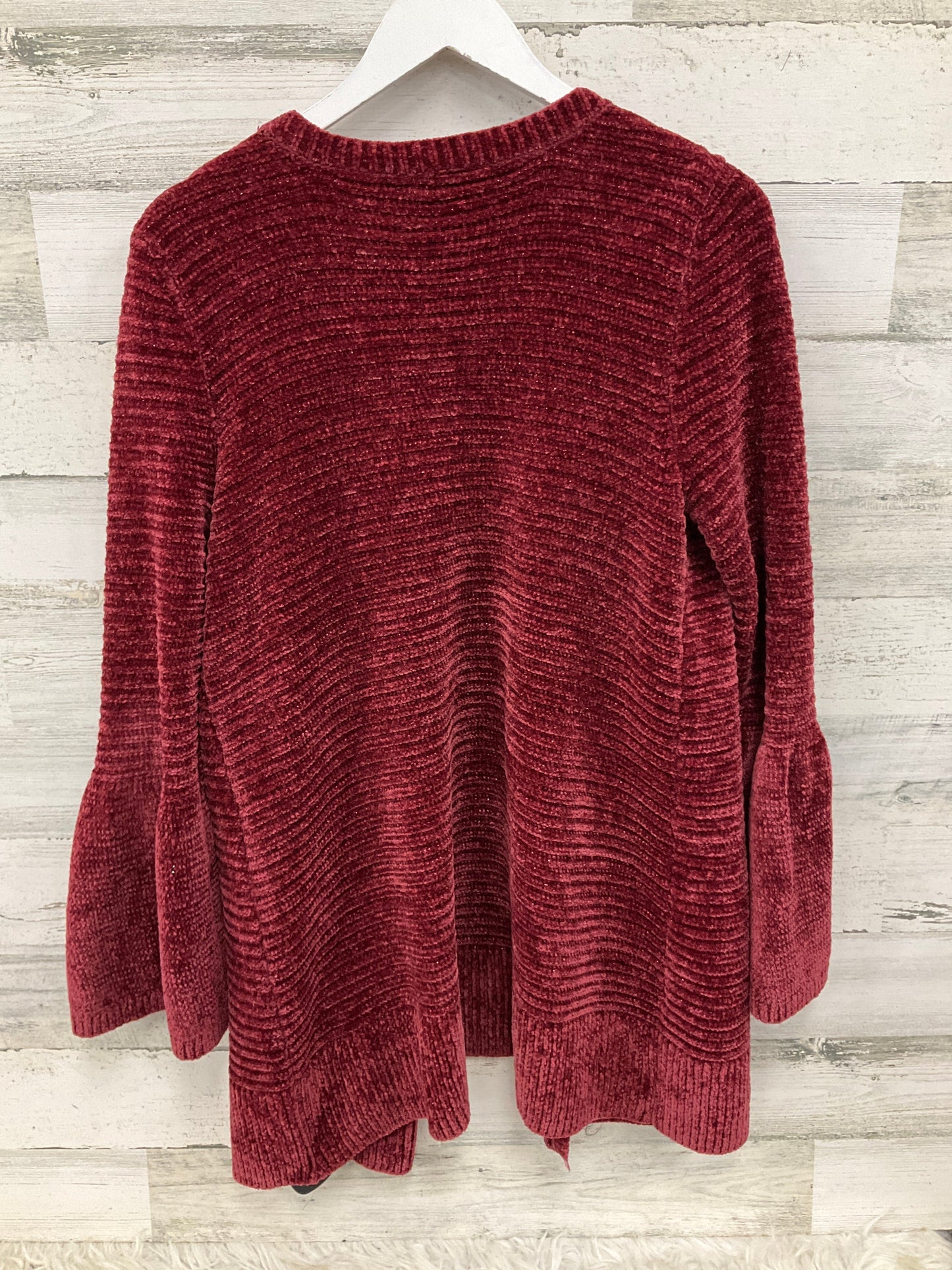 Sweater Cardigan By Lc Lauren Conrad In Red, Size: M