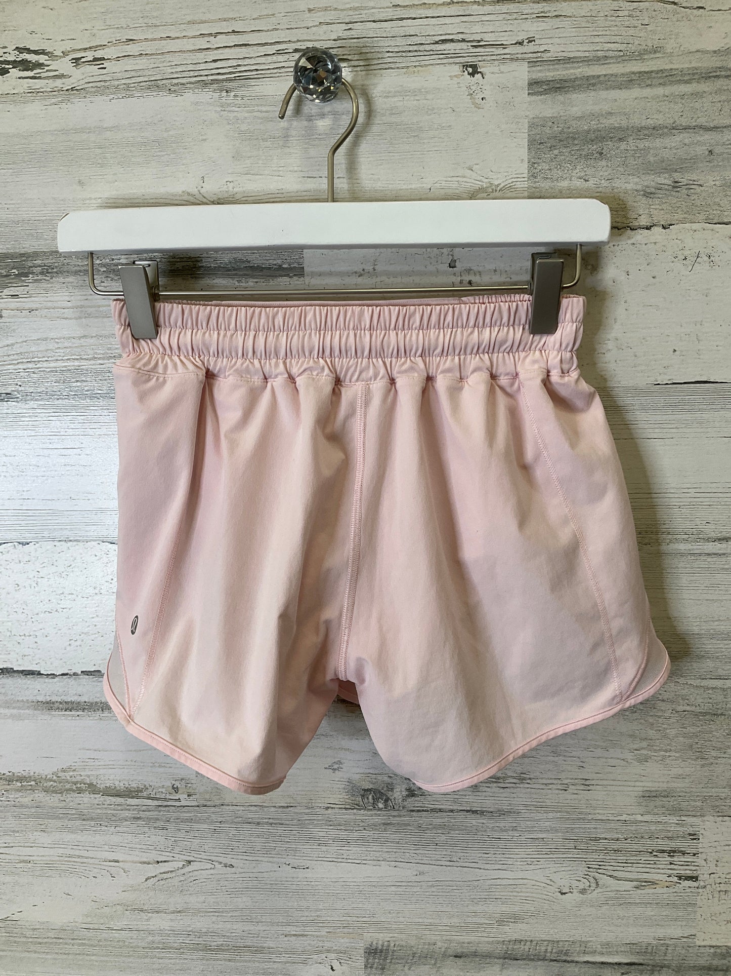 Athletic Shorts By Lululemon In Pink, Size: 4