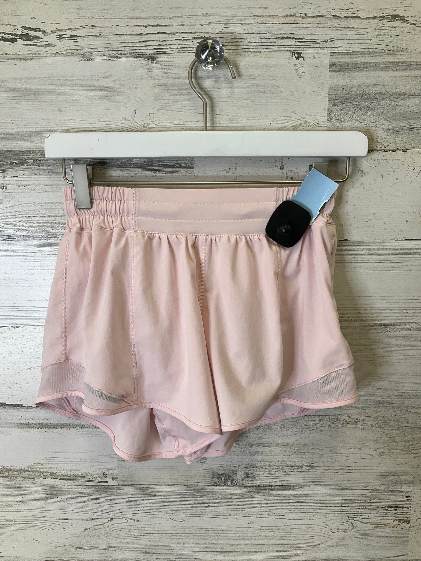 Athletic Shorts By Lululemon In Pink, Size: 4