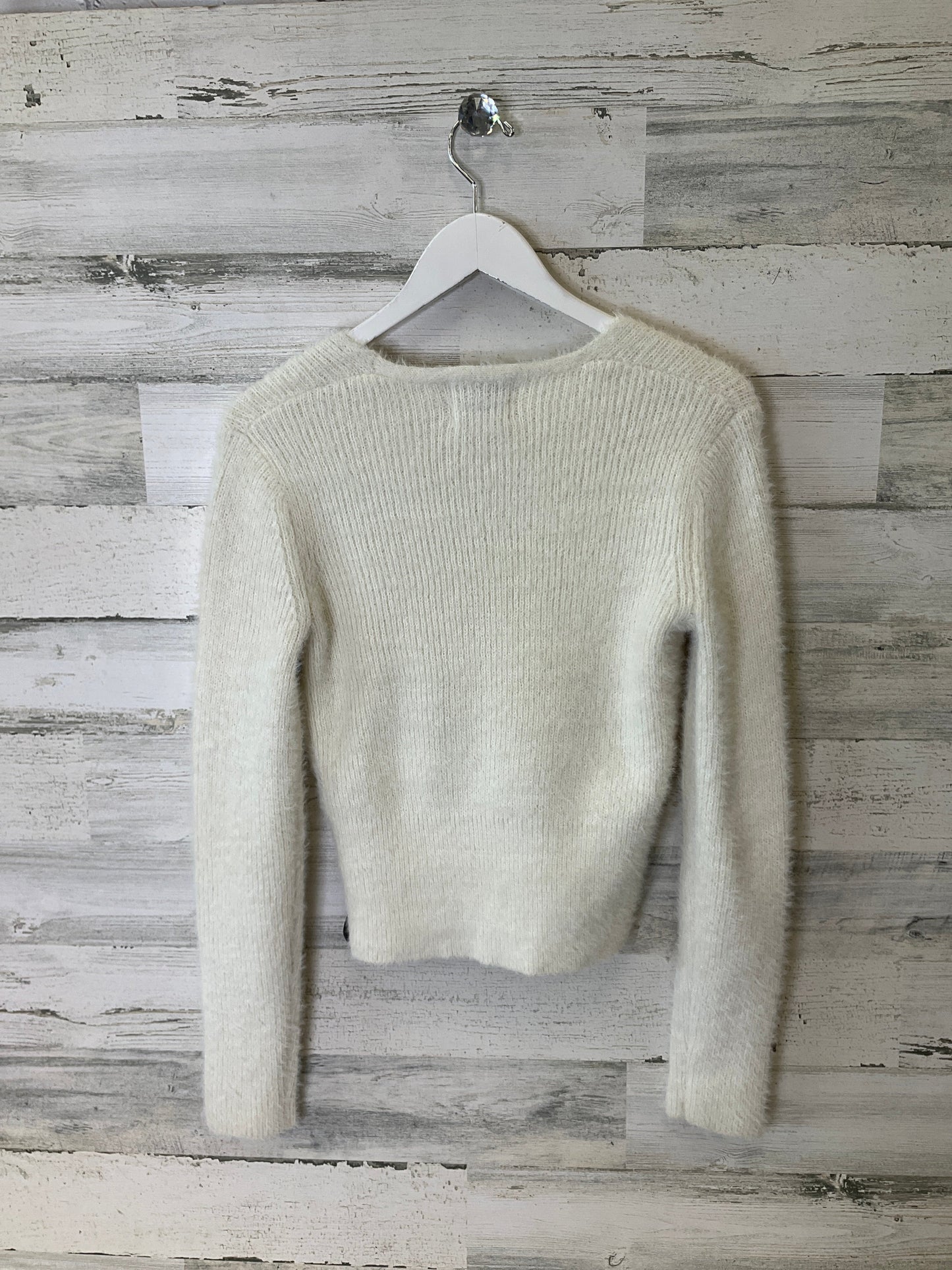 Sweater By Pink Rose In White, Size: M