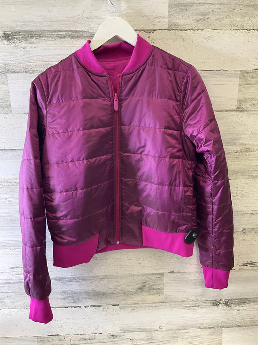 Athletic Jacket By Lululemon In Purple, Size: 8