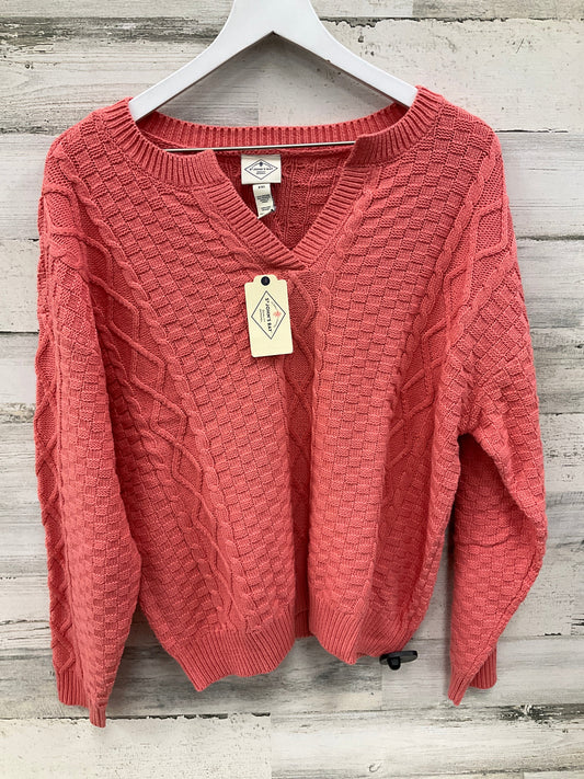 Sweater By St Johns Bay In Orange, Size: 2x