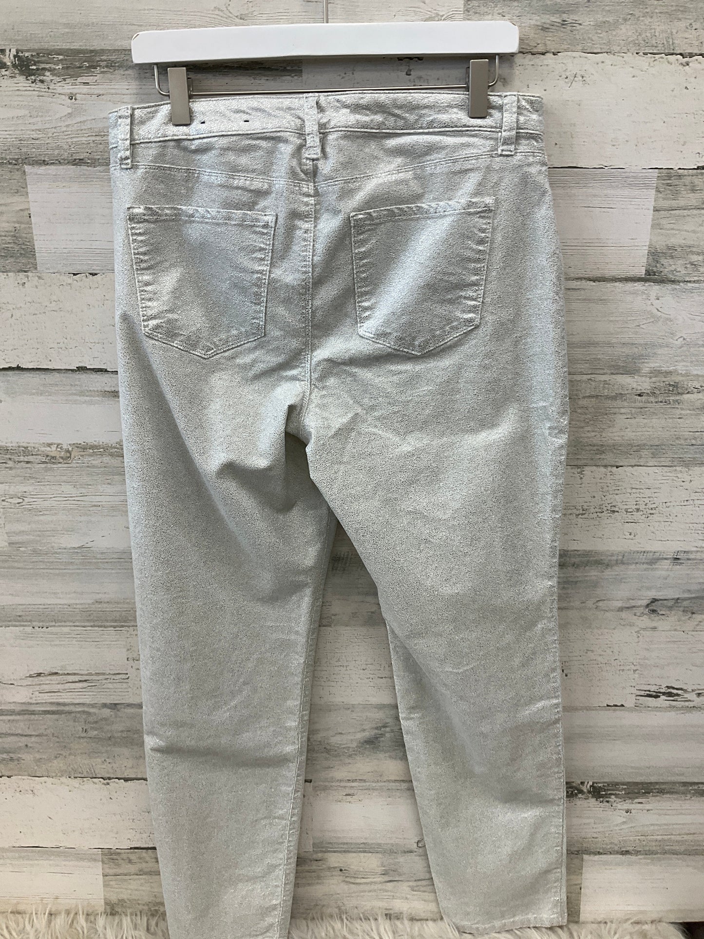 Jeans Skinny By Charter Club In Silver, Size: 10