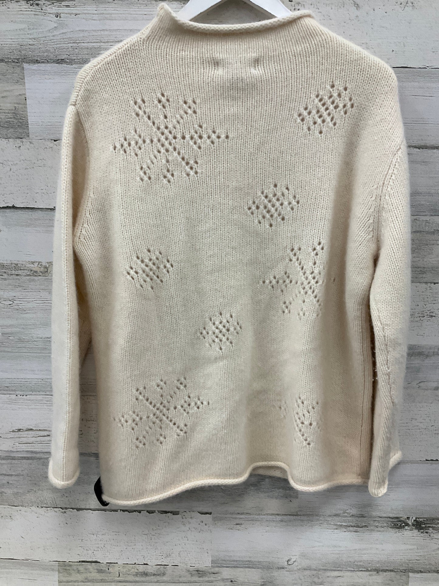 Sweater By Jones New York In Cream, Size: M