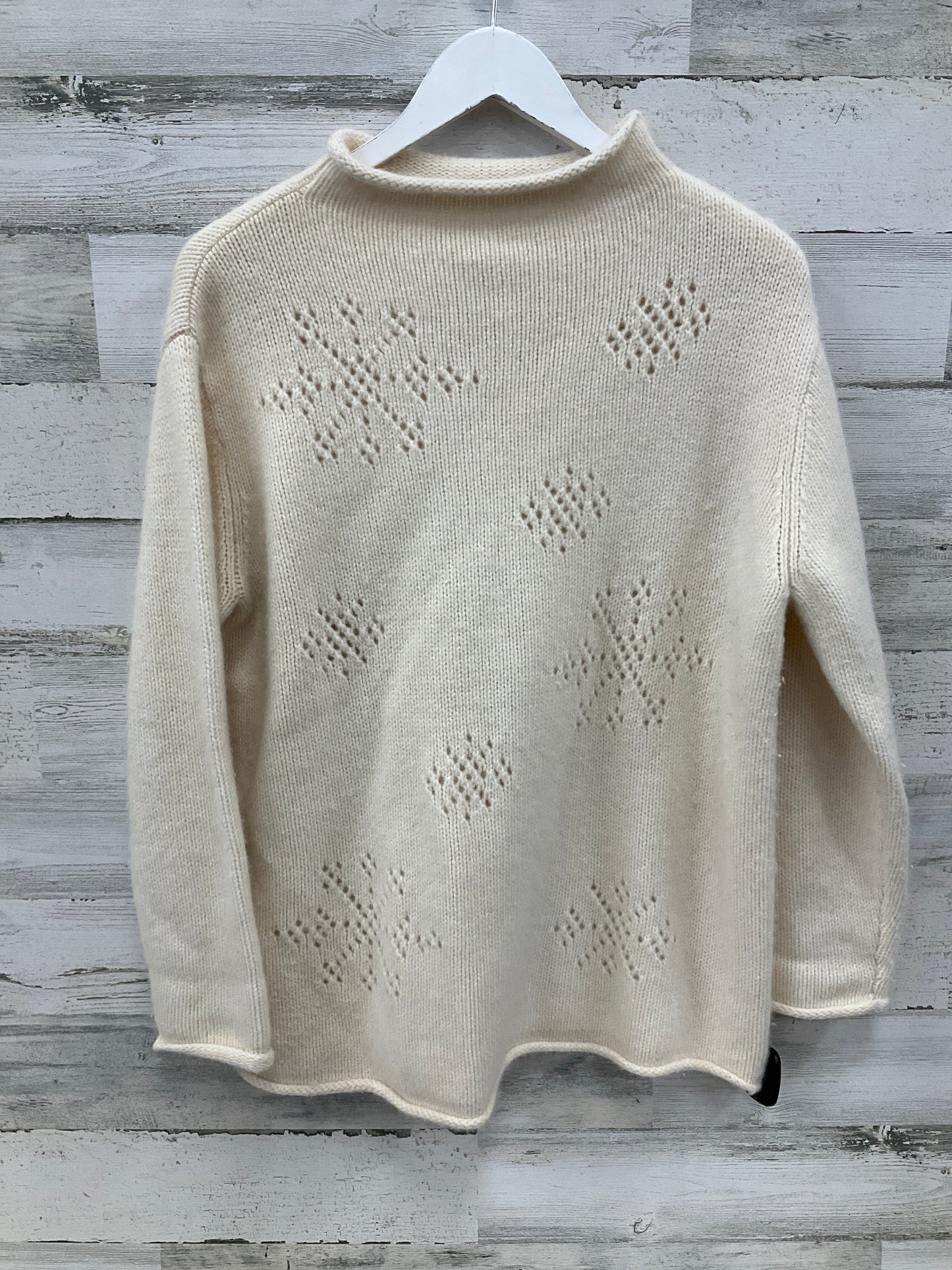 Sweater By Jones New York In Cream, Size: M