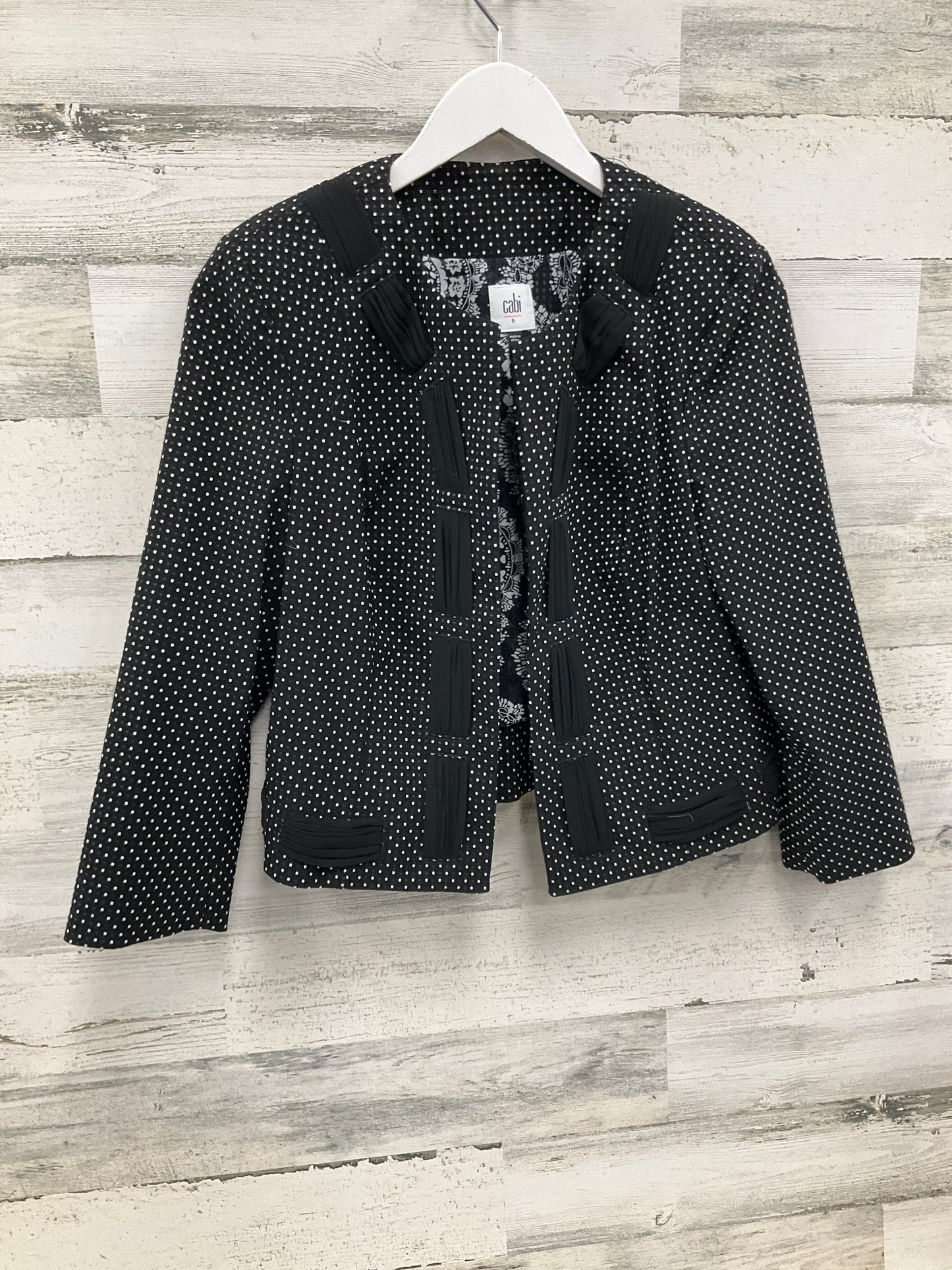 Blazer By Cabi In Black & White, Size: S