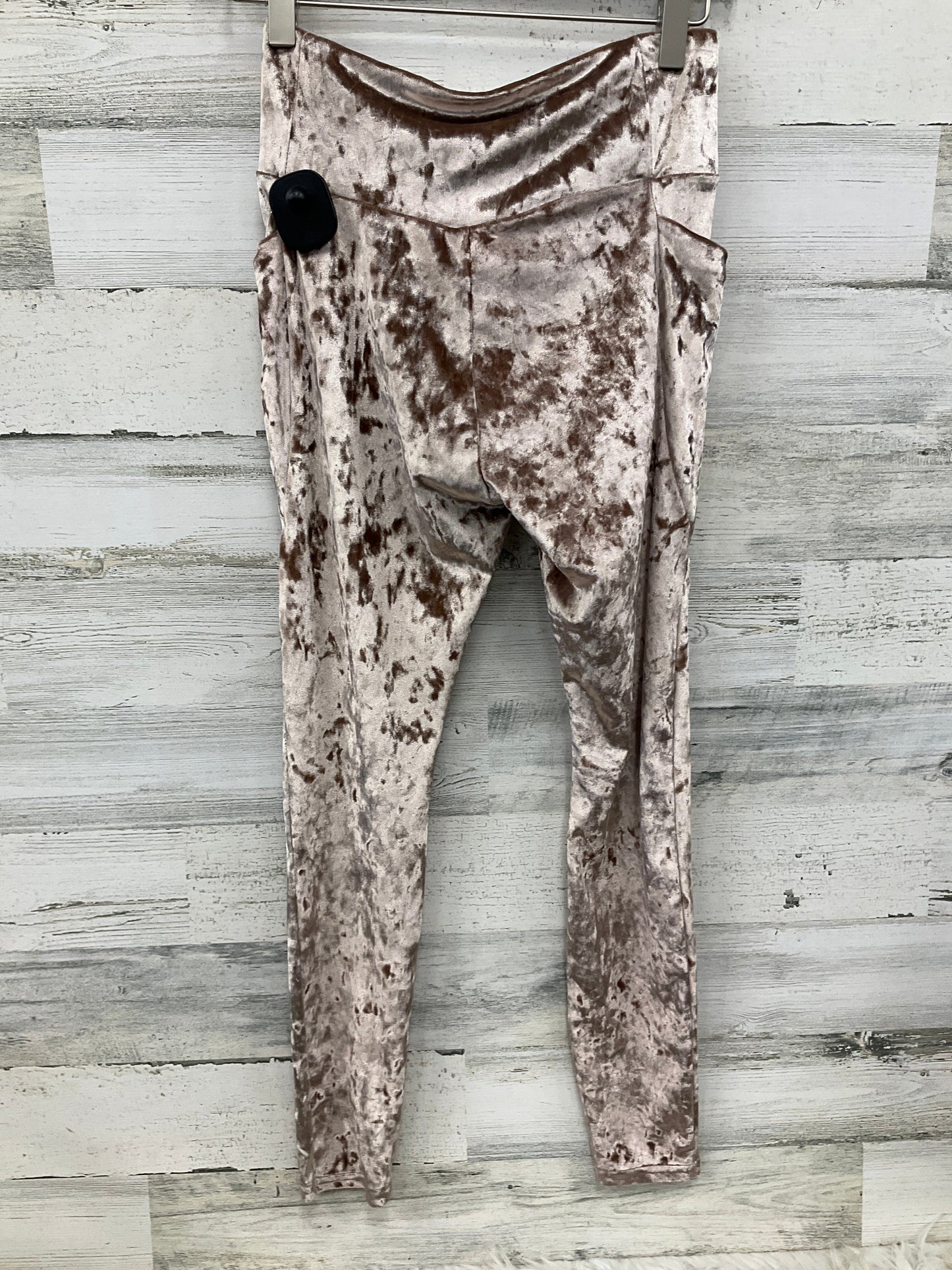 Athletic Leggings By Fabletics In Bronze, Size: S