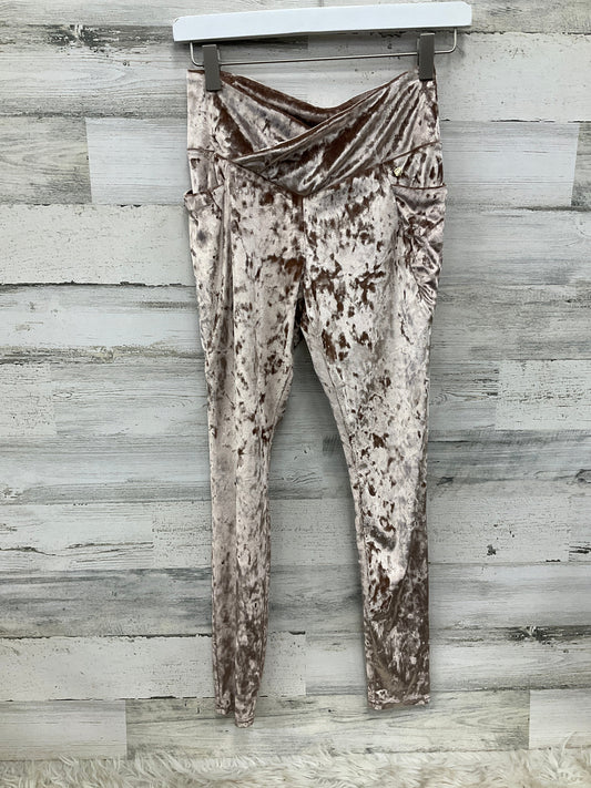 Athletic Leggings By Fabletics In Bronze, Size: S