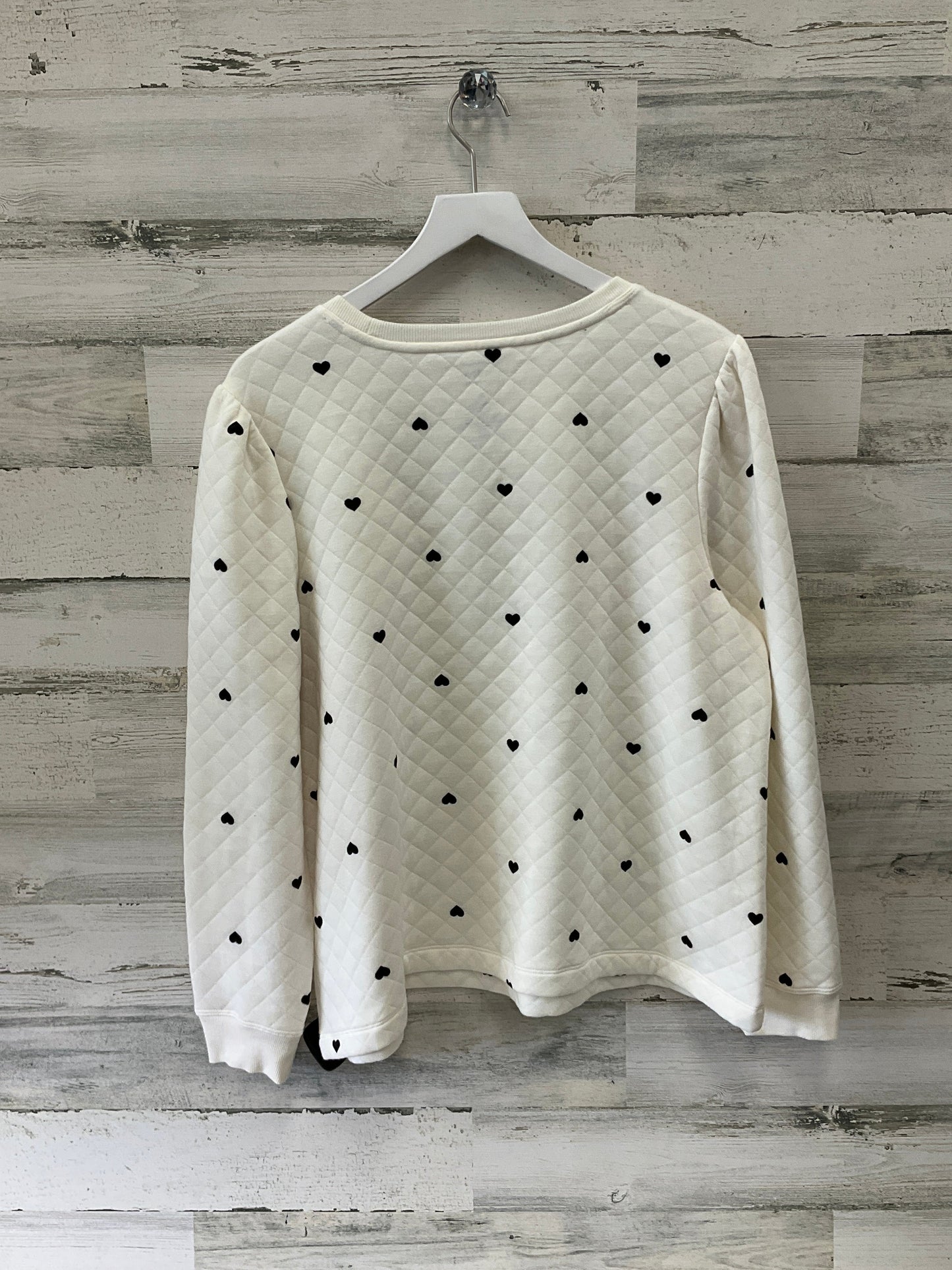 Top Long Sleeve By Croft And Barrow In Cream, Size: Xl