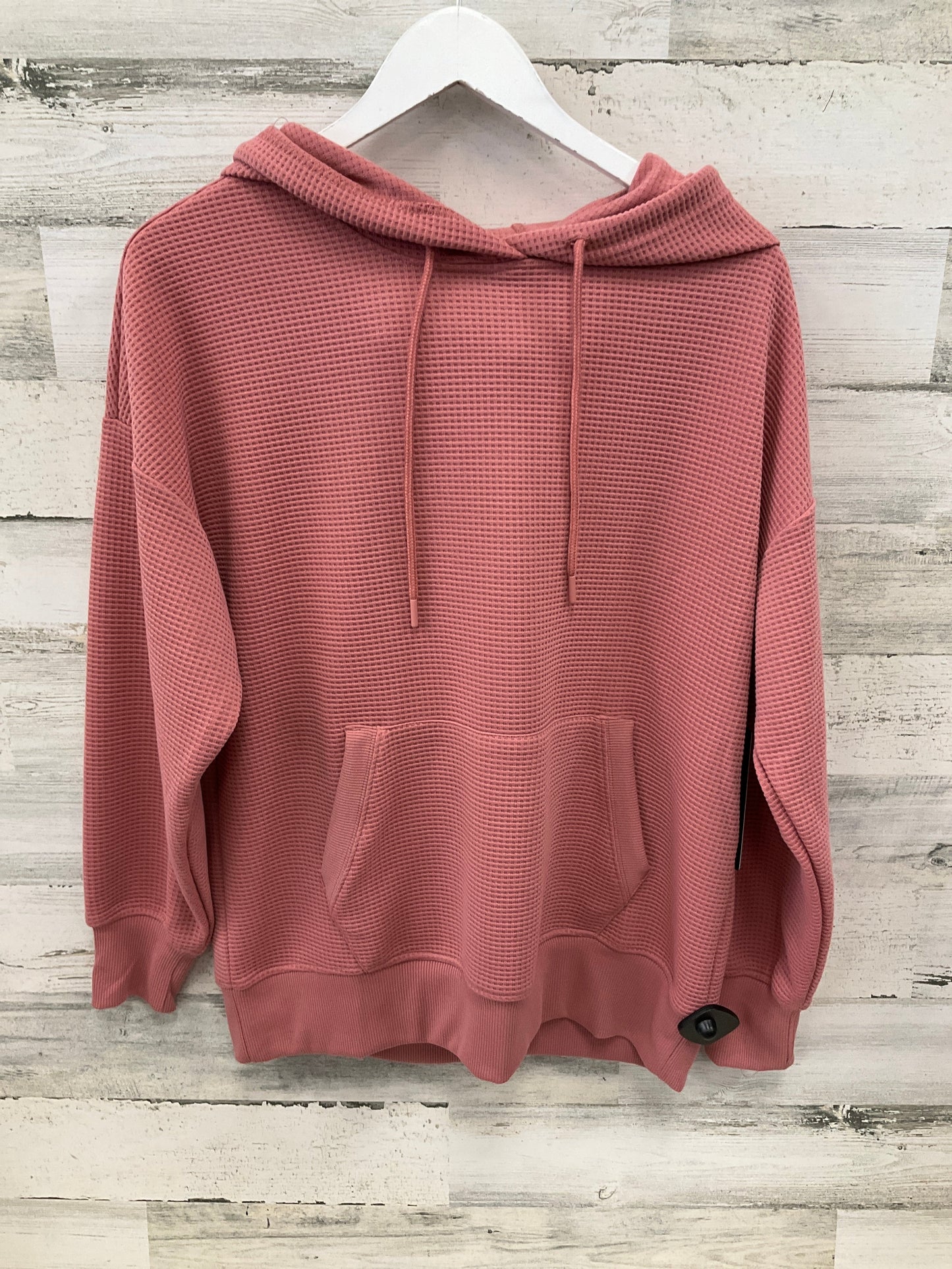 Sweatshirt Hoodie By 90 Degrees By Reflex In Coral, Size: L