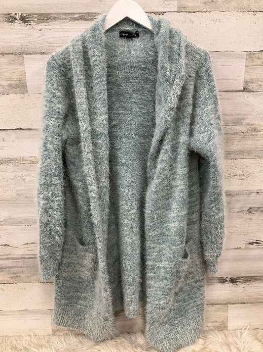 Sweater Cardigan By Fortune & Ivy In Aqua, Size: Xxl