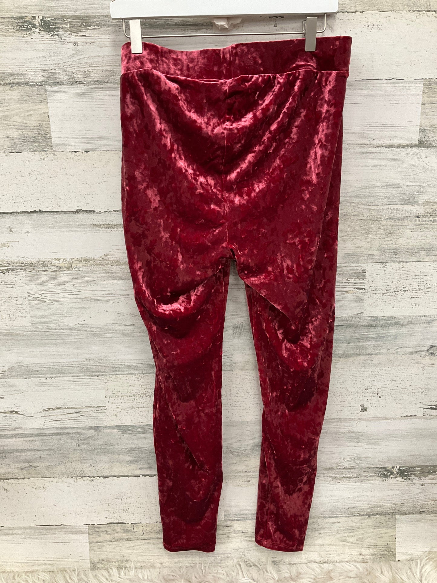 Pants Leggings By Torrid In Red, Size: 2x