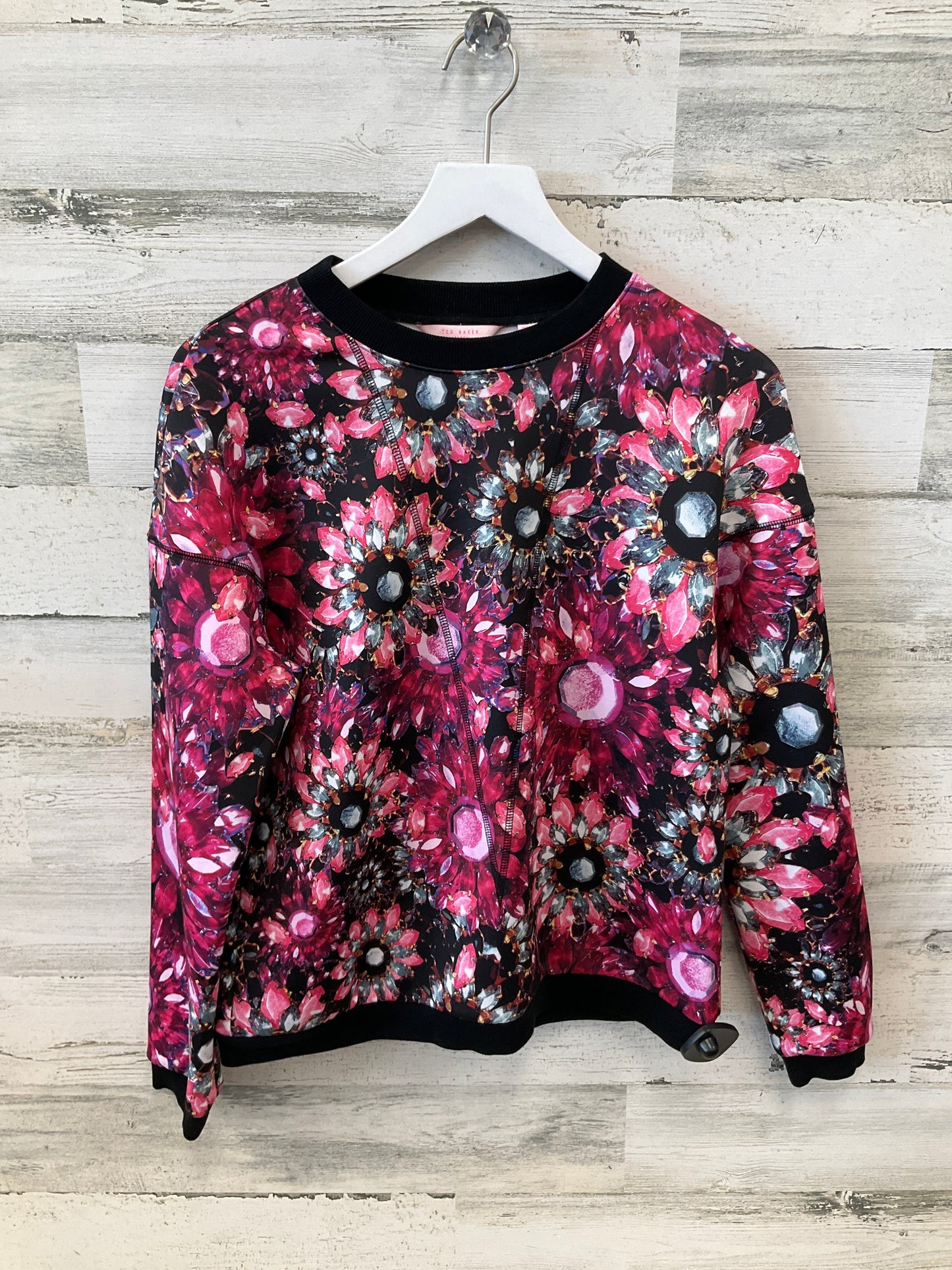 Top Long Sleeve By Ted Baker In Pink, Size: M