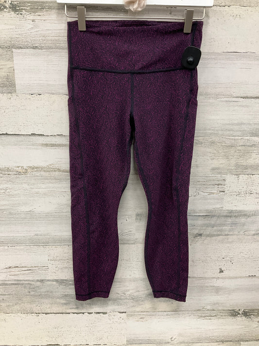 Athletic Leggings By Athleta In Purple, Size: S