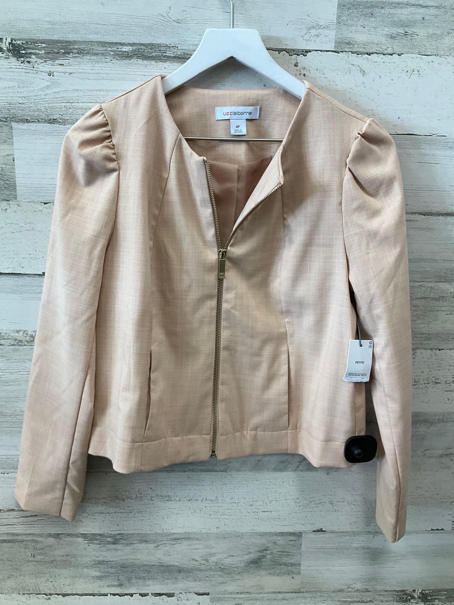 Blazer By Liz Claiborne In Peach, Size: S