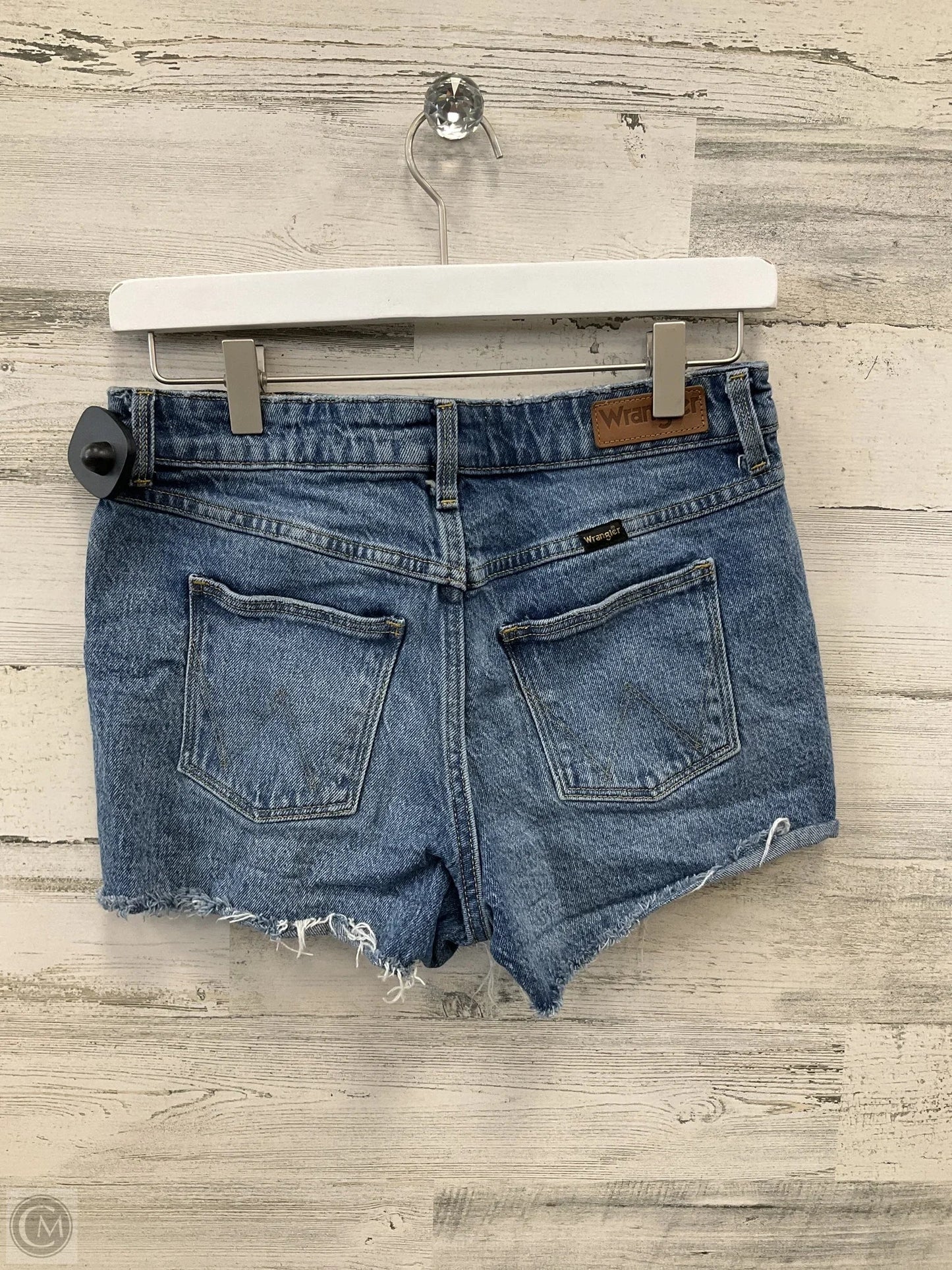 Shorts By Wrangler In Blue Denim, Size: 0