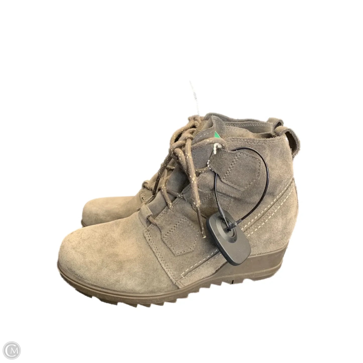 Boots Ankle Heels By Sorel In Taupe, Size: 8