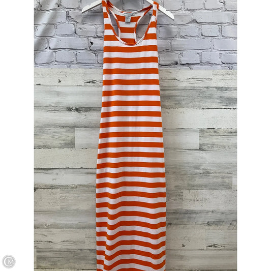 Dress Casual Maxi By Connection 18 In Orange, Size: S