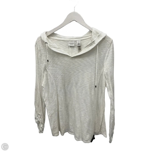 Top Long Sleeve By Chicos In White, Size: M