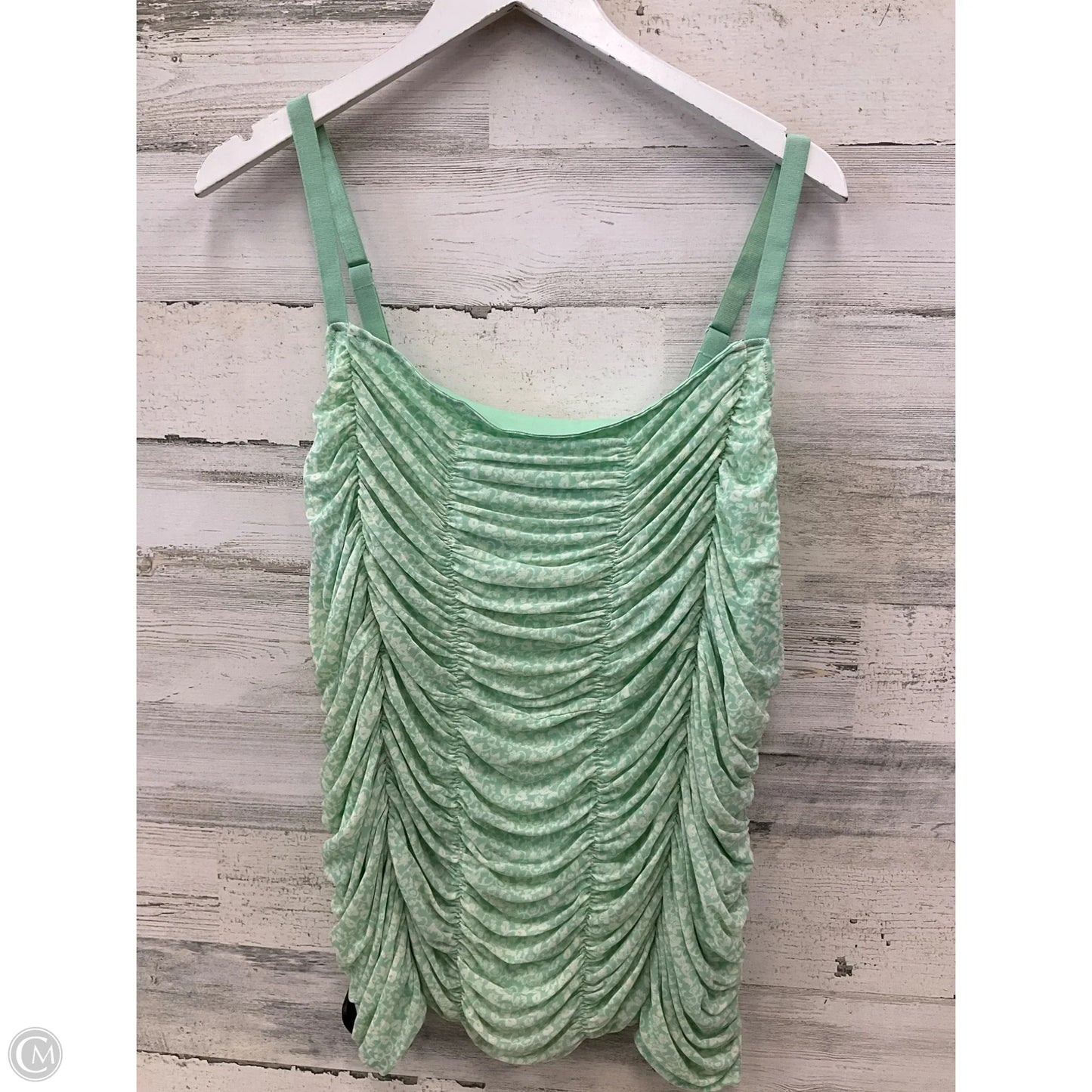 Top Sleeveless By Torrid In Green, Size: 3x